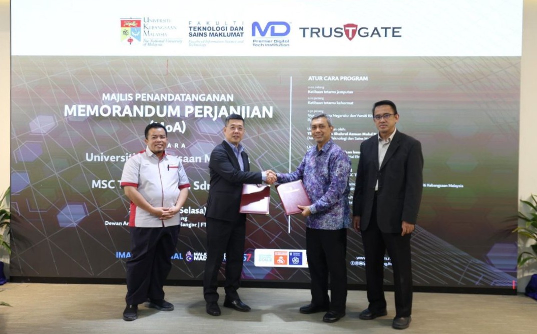 UKM & MSC Trustgate Perkukuh Kerjasama Demi Masa Depan Keselamatan Siber Negara