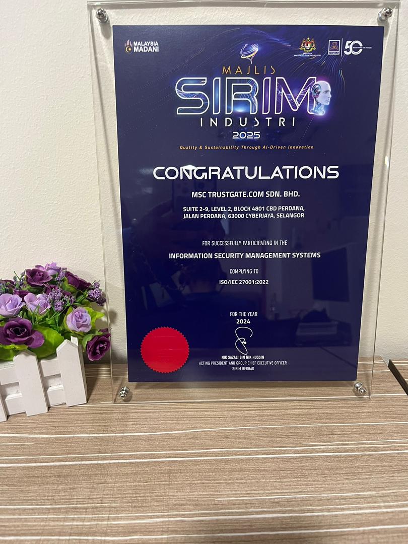 Recognised for Commitment to ISO/IEC 27001:2022