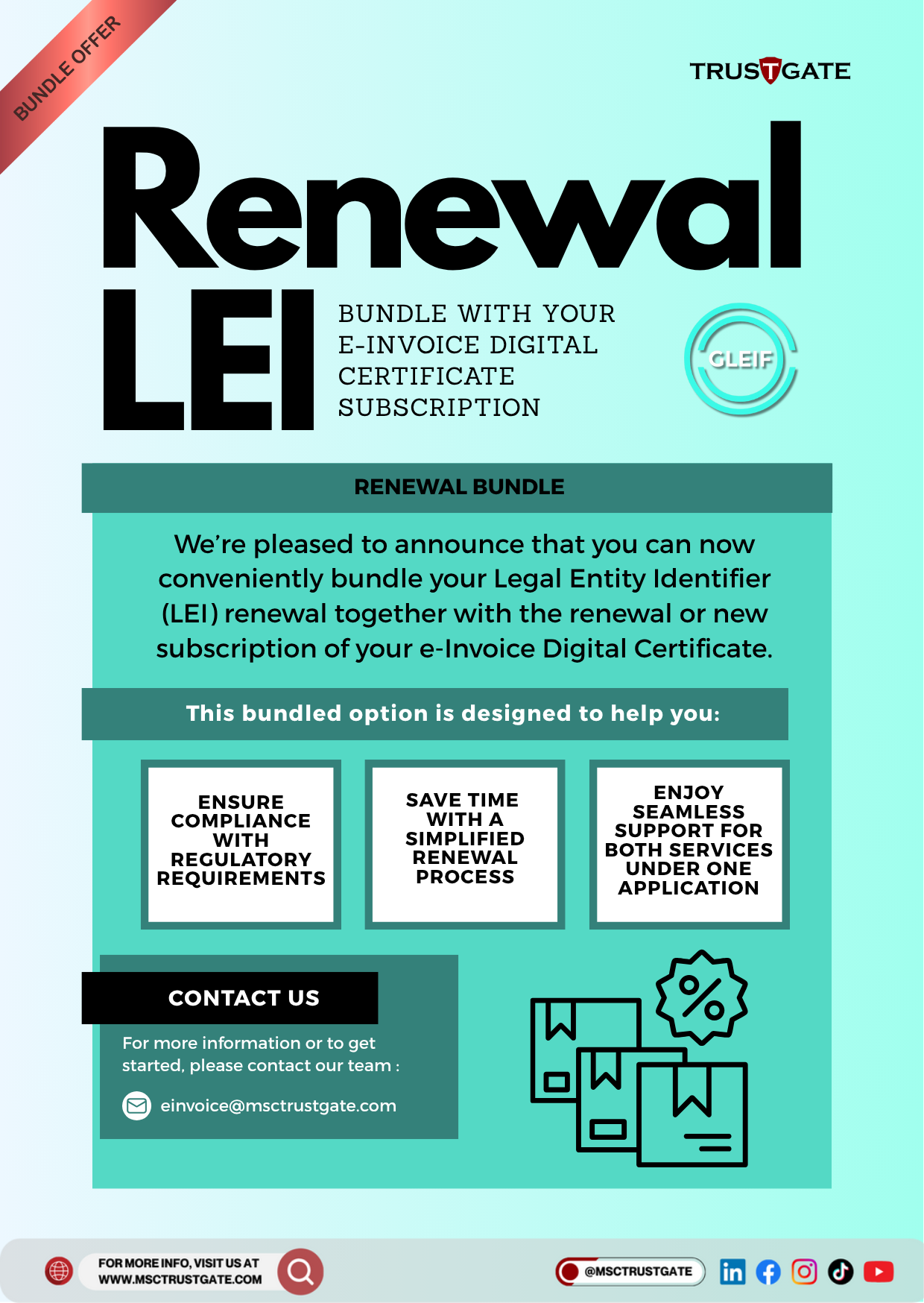 MSC Trustgate Joins GLEIF Partner Program