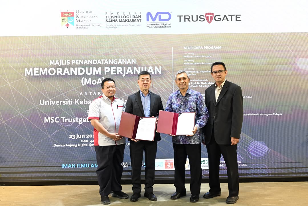 UKM & MSC Trustgate Perkukuh Kerjasama Demi Masa Depan Keselamatan Siber Negara