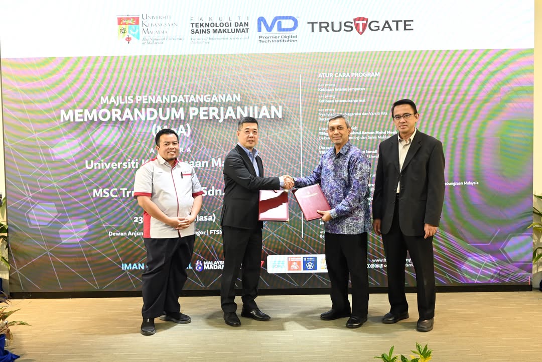 UKM & MSC Trustgate Perkukuh Kerjasama Demi Masa Depan Keselamatan Siber Negara