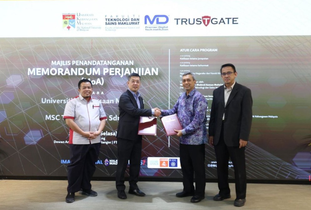 UKM & MSC Trustgate Perkukuh Kerjasama Demi Masa Depan Keselamatan Siber Negara